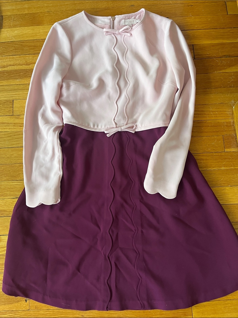 Ted Baker Light Pink Bow-Accent Top